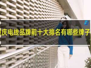 重庆电线品牌前十大排名有哪些牌子