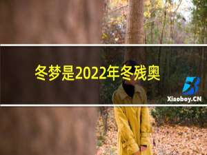 冬梦是2022年冬残奥会的会徽吗