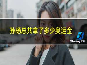 孙杨总共拿了多少奥运金牌