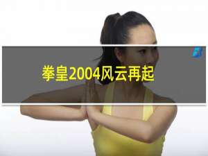 拳皇2004风云再起