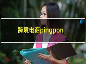 跨境电商pingpong