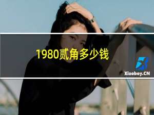 1980贰角多少钱