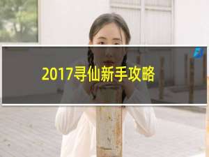 2017寻仙新手攻略