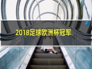 2018足球欧洲杯冠军是谁