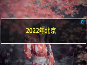 2022年北京-张家口冬季奥运会