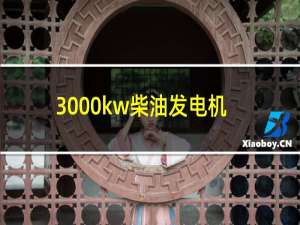 3000kw柴油发电机价格