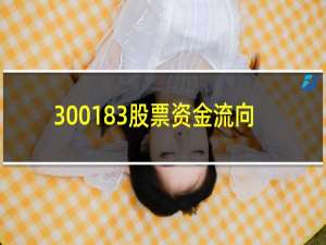 300183股票资金流向