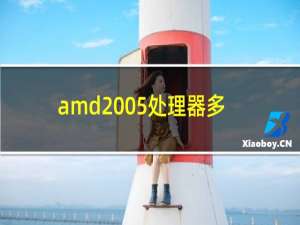 amd2005处理器多少钱
