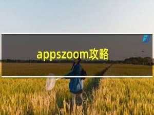 appszoom攻略