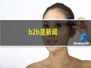 b2b是新闻