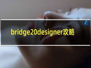 bridge designer攻略