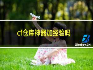 cf仓库神器加经验吗