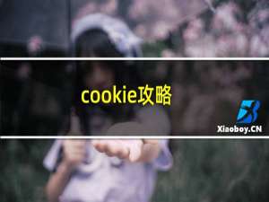 cookie攻略