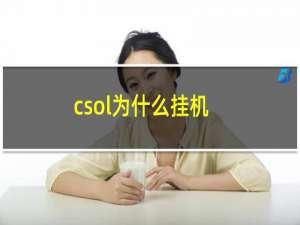 csol为什么挂机