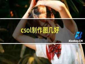 csol制作图几好