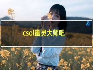 csol幽灵大师吧