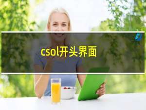 csol开头界面