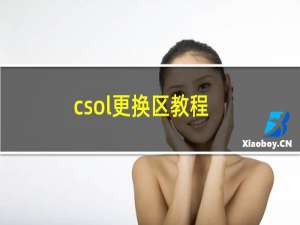 csol更换区教程