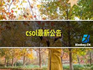 csol最新公告