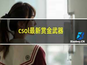 csol最新赏金武器