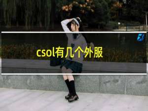 csol有几个外服