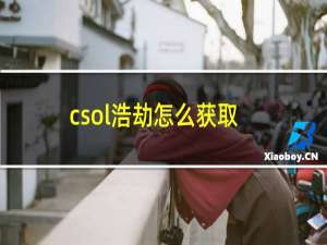 csol浩劫怎么获取