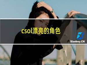 csol漂亮的角色