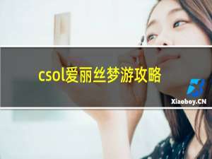 csol爱丽丝梦游攻略