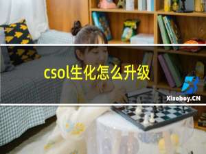 csol生化怎么升级