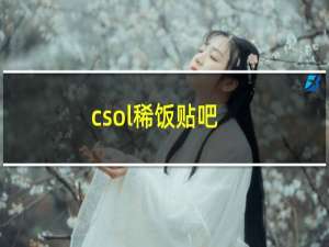 csol稀饭贴吧