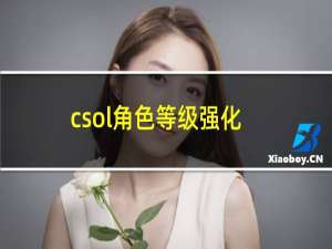 csol角色等级强化