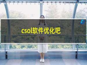 csol软件优化吧