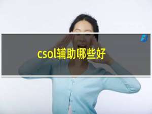 csol辅助哪些好