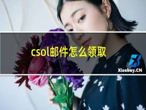 csol邮件怎么领取