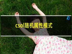 csol随机属性模式