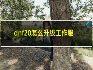 dnf 怎么升级工作服