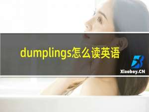 dumplings怎么读英语