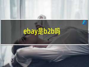 ebay是b2b吗