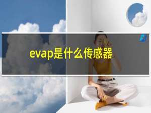 evap是什么传感器