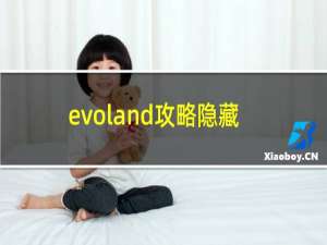 evoland攻略隐藏