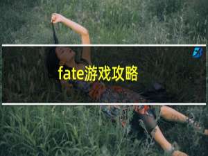 fate游戏攻略
