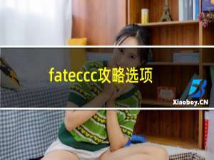 fateccc攻略选项