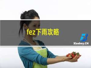 fez下雨攻略