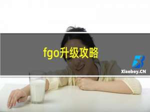 fgo升级攻略