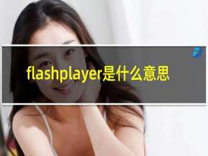flashplayer是什么意思