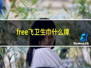free飞卫生巾什么牌子