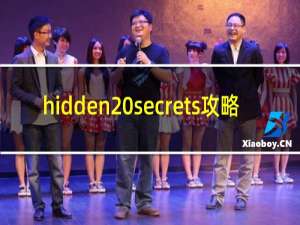 hidden secrets攻略