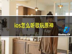 ios怎么听歌玩原神