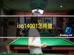 iso14001怎样做