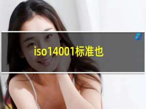 iso14001标准也叫iso14000标准